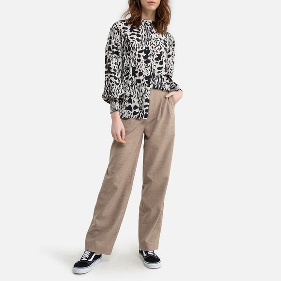 NWT Ba&sh Opus Blouse | Size 1 / US 4 | Black and Ecru, Puff Sleeve - Picture 5 of 16